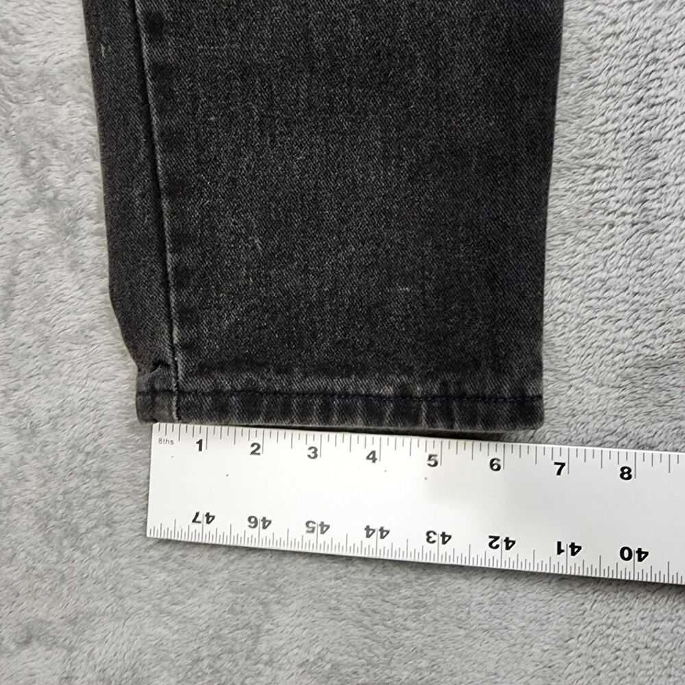Levis Womens 10 MIS L Black 550 Jeans 100% Cotton Made in USA Relaxed Fit - Picture 13 of 13